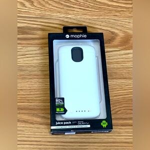 Mophie Juice Pack Charging Case for Samsung Galaxy S4, White